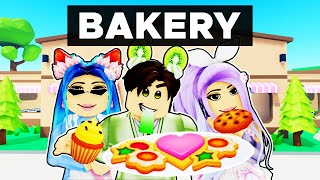 Opening our BAKERY in Roblox [upl. by Idna]