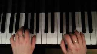 B flat major scale piano hands together two octaves [upl. by Hoj]