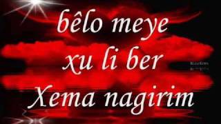 Ebdulqehar zaxoyi  loma nekin lyrics [upl. by Malachi969]