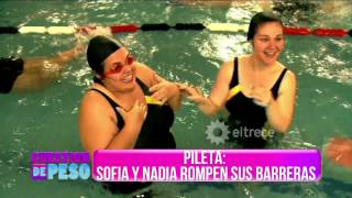 Sofía y Nadia rompen sus barreras en el agua [upl. by Castro]