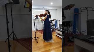 Romy LeeViolin Grade 8Cecile ChaminadeRomanza no2 from Trois Bordeaux op31 [upl. by Kcam]