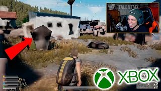 ASI SE JUEGA PUBG EN XBOX ONE X  LA CONSOLA MAS PODEROSA  Reaccionando [upl. by Hait]