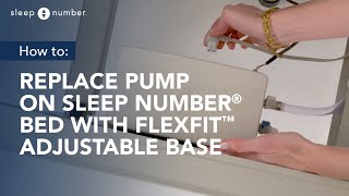 How To Replace Pump on Sleep Number® Bed with FlexFit™ Adjustable Base [upl. by Susi]