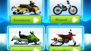 Motocross Kids  Winter Sports  Snow Motorcycle Racing  Videos Games for Kids  Girls  Android [upl. by Litnahs]