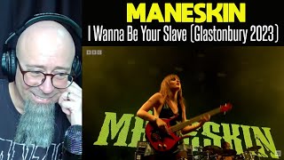 Måneskin  I Wanna Be Your Slave Glastonbury 2023 Reaction [upl. by Enyluqcaj]