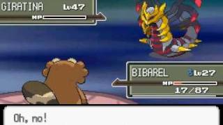 PM PokÃ©mon Platinum  VS Giratina [upl. by Nonnaer463]