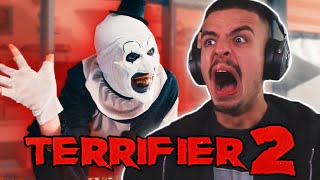 FIRST TIME WATCHING Terrifier 2 [upl. by Enneirda803]