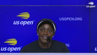 Sloane Stephens quotShe has one of the greatest serves in the gamequot  US Open 2020 [upl. by Raybin]