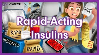 Rapid Acting Insulin Mnemonic Nursing Pharmacology NCLEX [upl. by Hodosh]