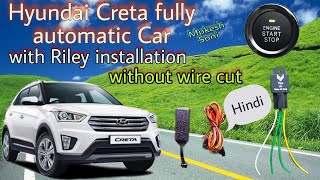 Hyundai Creta fully Automatic Car Gps Installation  Car GPS Tracker  Gps System GIKMukeshsoni [upl. by Hurff851]