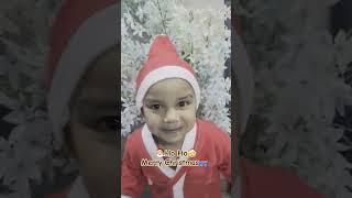 Ho Ho 🤶 Merry Christmas 🎅 merrychristmas shortvideo from India jaishreeram [upl. by Aikenat]