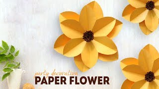 DIY Party Decoration Paper Flower [upl. by Ymar966]