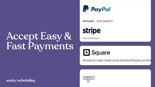 Accept Easy amp Fast Payments  Acuity Scheduling [upl. by Panayiotis]