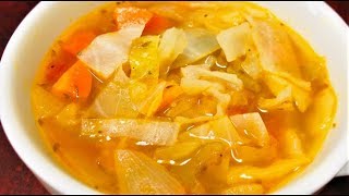 10 lbs in 1 week Cabbage Soup Diet Recipe AKA Wonder Soup [upl. by Nuahsyd502]