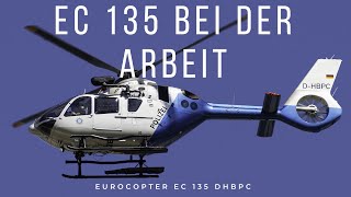 Eurocopter EC 135 Polizei Bayern bei der Arbeit Fenestron Sound Short Movie [upl. by Amsirac]