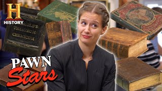 Pawn Stars 11 RAREST BOOKS EVER FEATURED MegaCompilation  History [upl. by Aicilanna390]