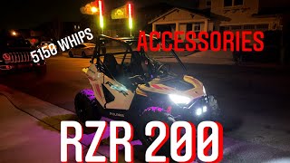 Polaris RZR 200 efi ACCESSORIES [upl. by Dumas]