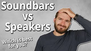 Soundbars vs Surround Sound Speakers Which is Best for You [upl. by Nyladgam]