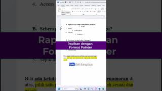 Format Painter Rapikan Teksmu dengan cepat msword [upl. by Filomena]