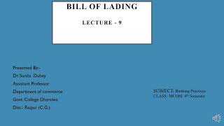 Lodgement of Bill [upl. by Aritak]