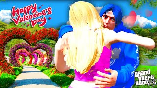 Valentines Day မှာကောင်မလေးနဲ့ Date ခဲ့တယ် Valentines Day in GTA V [upl. by Ariet]