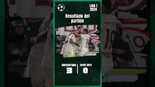 LIGA 1 UNIVERSITARIO 3  0 SPORT BOYS [upl. by Fred]