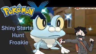 Shiny Starter Hunt Froakie  Pokémon X [upl. by Clarise473]