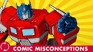 OPTIMUS PRIMEs Mind Fits on a FLOPPY DISK  Comic Misconceptions  NerdSync [upl. by Adnofal110]