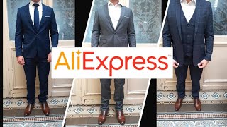 HAUL ALI EXPRESS  3 costumes pour homme [upl. by Inaliel]