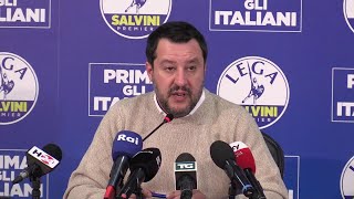 Taglio parlamentari Salvini quotSe passa referendum parlamento delegittimatoquot [upl. by Beltran70]