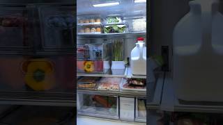 Restocking the fridge asmr restock refill organized organizedliving [upl. by Verne646]