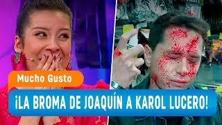 Joaquín le jugo uno broma a Karol  Mucho Gusto 2018 [upl. by Pangaro]