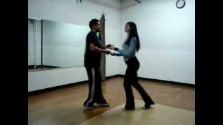 Salsa Basic Step  Salsa On2 by Sheena amp Cesar [upl. by Liban]