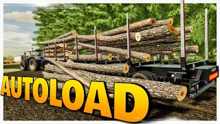 TIMBER AUTOLOADER  The BIGGEST Trailer Ive Ever Seen  Farming Simulator 22 Gameplay [upl. by Hirz864]