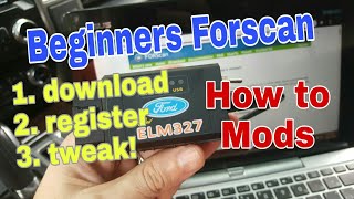 Ford Forscan what where how to get started ford f150 tutorial [upl. by Mide]