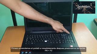 Como ingresar en bios setup portatil lenovo ideapad 110 [upl. by Atilrahc]