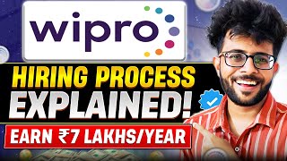 WIPRO Hiring Process Explained ON amp OFF Campus  WIPRO NTH  WILP  SIM   Upto 7 LPA 🤑✅ [upl. by Shandra]