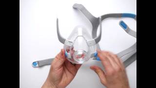 AirFit F20 Full Face mask How to disassemble [upl. by Tnert]