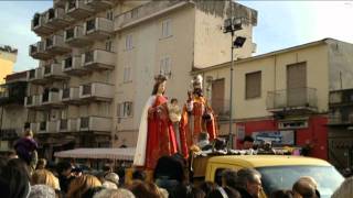 Casalnuovo tradizionale processione di San Biagio [upl. by Drogin]