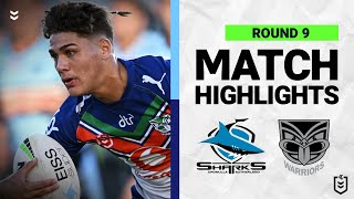 CronullaSutherland Sharks v New Zealand Warriors  Match Highlights  Round 9 2022  NRL [upl. by Island384]