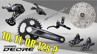 Compatibility Is The Key Newest Shimano Deore M6100 M5100 M4100 MTB Groupset Not Only 1x12 [upl. by Iem646]