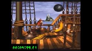 Donkey Kong Country 7 Run in 838 World Record [upl. by Alimrahs489]