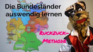 Schulfritz Die Bundesländer auswendig lernen [upl. by Tamra55]