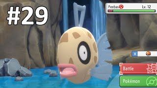 Pokemon Shining Pearl 100 Pokedex  Part 29 Feebas [upl. by Enilarak]