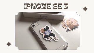 unboxing iphone se 3 2022  slow aesthetic [upl. by Edric]