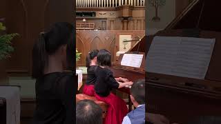 Brahms Hungarian Dance No 5 Melody Liu and Yinzhu Wang [upl. by Meesan]