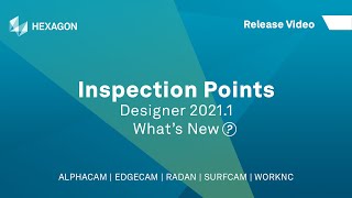 Inspection Points  ALPHACAM Designer 20211 [upl. by Inatsed647]