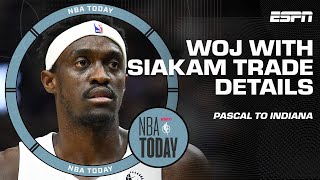 Woj on the SIAKAM TRADE Pascal is EAGER to stay with the Pacers  Woj  NBA Today [upl. by Atiugram]