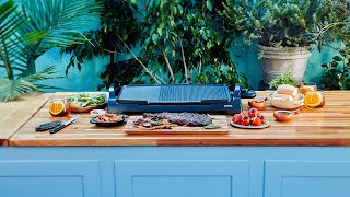 😍 Parrilla eléctrica grill antiadherente 2390W Atma [upl. by Ingvar]