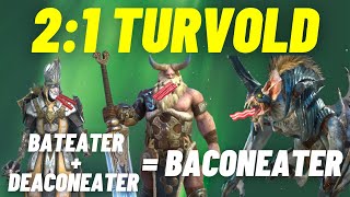 Turvold quotBaconeaterquot 21 Unkillable  BateaterDeaconeater Hybrid Clan Boss Team  UNMNMBrutal [upl. by Safko]